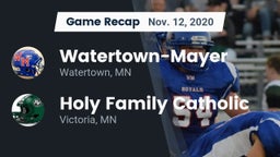 Recap: Watertown-Mayer  vs. Holy Family Catholic  2020