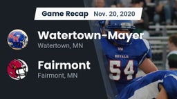 Recap: Watertown-Mayer  vs. Fairmont  2020