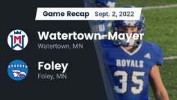 Recap: Watertown-Mayer  vs. Foley  2022