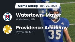 Recap: Watertown-Mayer  vs. Providence Academy 2022