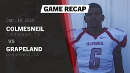 Recap: Colmesneil  vs. Grapeland  2016