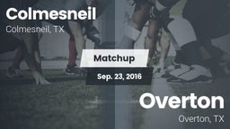 Matchup: Colmesneil vs. Overton  2016