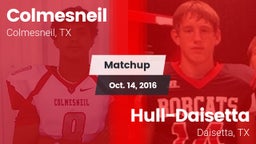 Matchup: Colmesneil vs. Hull-Daisetta  2016