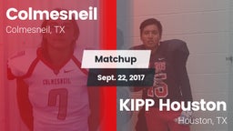 Matchup: Colmesneil vs. KIPP Houston  2017
