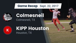 Recap: Colmesneil  vs. KIPP Houston  2017