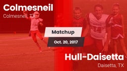 Matchup: Colmesneil vs. Hull-Daisetta  2017