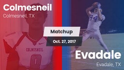 Matchup: Colmesneil vs. Evadale  2017