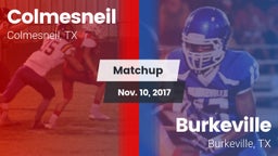 Matchup: Colmesneil vs. Burkeville  2017