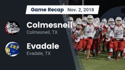 Recap: Colmesneil  vs. Evadale  2018