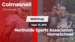 Matchup: Colmesneil vs. Northside Sports Association HomeSchool  2019