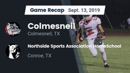 Recap: Colmesneil  vs. Northside Sports Association HomeSchool  2019