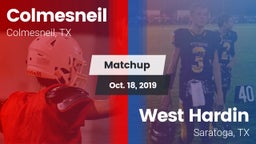 Matchup: Colmesneil vs. West Hardin  2019