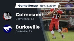 Recap: Colmesneil  vs. Burkeville  2019