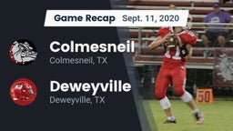 Recap: Colmesneil  vs. Deweyville  2020