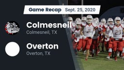 Recap: Colmesneil  vs. Overton  2020