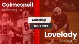 Matchup: Colmesneil vs. Lovelady  2020