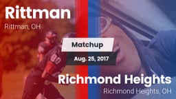 Matchup: Rittman vs. Richmond Heights  2017