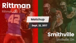 Matchup: Rittman vs. Smithville  2017