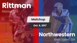 Matchup: Rittman vs. Northwestern  2017