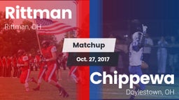 Matchup: Rittman vs. Chippewa  2017