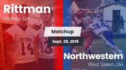 Matchup: Rittman vs. Northwestern  2018