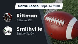 Recap: Rittman  vs. Smithville  2018