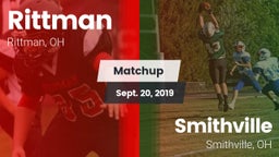 Matchup: Rittman vs. Smithville  2019