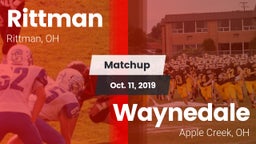 Matchup: Rittman vs. Waynedale  2019
