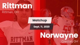 Matchup: Rittman vs. Norwayne  2020