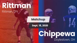 Matchup: Rittman vs. Chippewa  2020