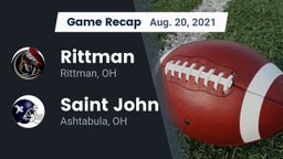 Recap: Rittman  vs. Saint John  2021