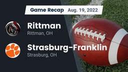 Recap: Rittman  vs. Strasburg-Franklin  2022