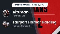Recap: Rittman  vs. Fairport Harbor Harding  2023