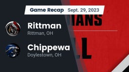 Recap: Rittman  vs. Chippewa  2023