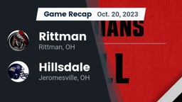 Recap: Rittman  vs. Hillsdale  2023