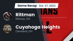 Recap: Rittman  vs. Cuyahoga Heights  2023