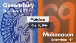 Matchup: Queensbury vs. Mohonasen  2016