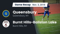Recap: Queensbury  vs. Burnt Hills-Ballston Lake  2018