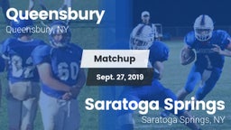 Matchup: Queensbury vs. Saratoga Springs  2019
