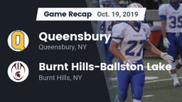 Recap: Queensbury  vs. Burnt Hills-Ballston Lake  2019