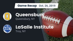 Recap: Queensbury  vs. LaSalle Institute  2019