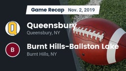 Recap: Queensbury  vs. Burnt Hills-Ballston Lake  2019