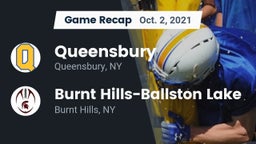 Recap: Queensbury  vs. Burnt Hills-Ballston Lake  2021