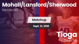 Matchup: Mohall/Lansford/Sher vs. Tioga  2018