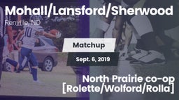 Matchup: Mohall/Lansford/Sher vs. North Prairie co-op [Rolette/Wolford/Rolla] 2019