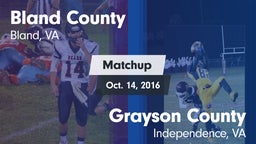 Matchup: Bland-Rocky Gap vs. Grayson County  2016