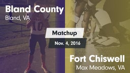 Matchup: Bland-Rocky Gap vs. Fort Chiswell  2016