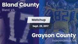 Matchup: Bland-Rocky Gap vs. Grayson County  2017