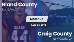 Matchup: Bland-Rocky Gap vs. Craig County  2018