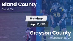 Matchup: Bland-Rocky Gap vs. Grayson County  2018